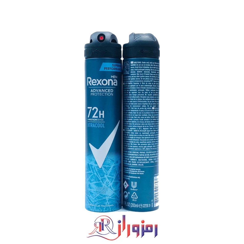 اسپری ضد تعریق مردانه رکسونا مدل Xtracool حجم 200 میل،خرید و قیمت اسپری ضد تعریق مردانه رکسونا مدل Xtracool حجم 200 میل